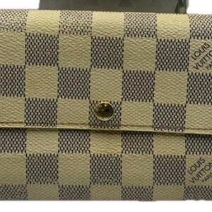 Louis Vuitton Sarah Damier long wallet AZURE EUC